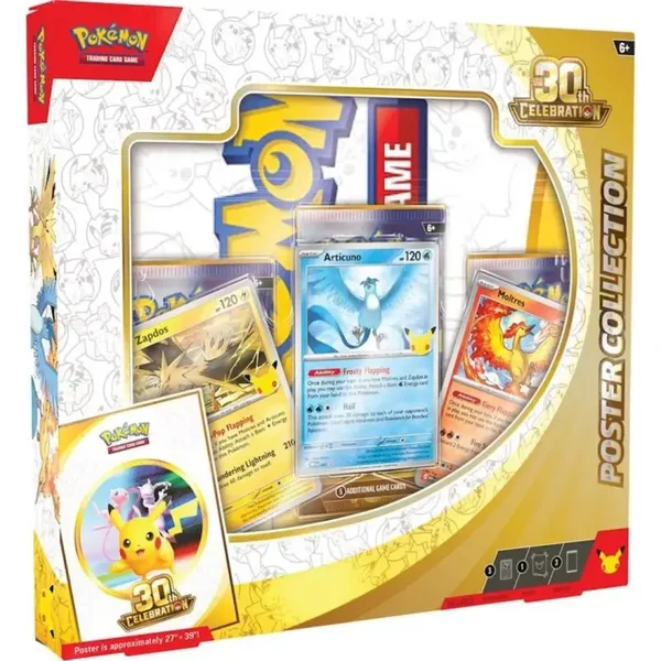 Pokemon 30th  Anniversary Poster Collection