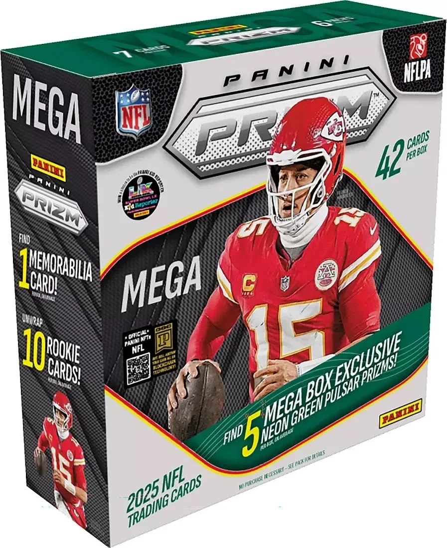 2025 Panini Prizm Football Mega Boxes. ESTIMATED RELEASE 11/2025