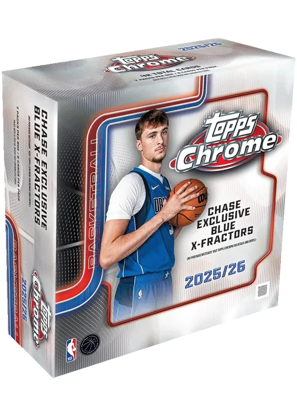 🔥 2025-26 Topps Chrome Basketball Mega Box🔥 Estimated Release Date 12/18/2025