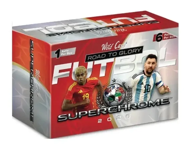 2026 Wildcard Futbol Superchrome Hobby Box INVEST NOW ⚽