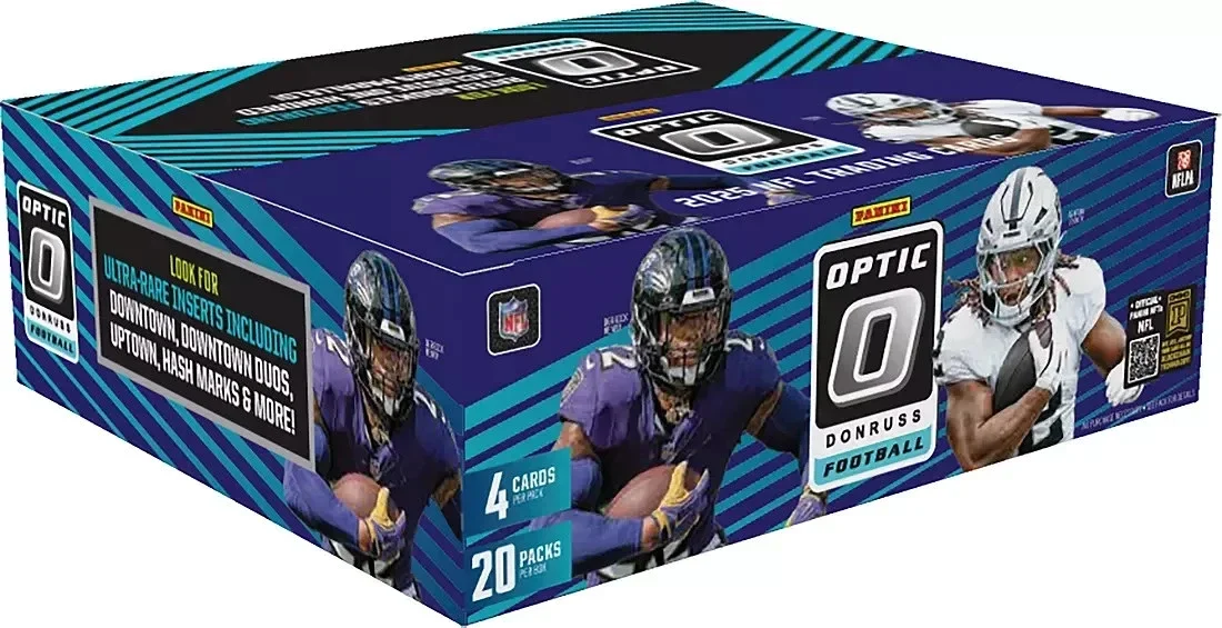 2025 Donruss Optic Football Retail Box. ESTIMATED RELEASE DATE JANUARY / FEBRUARY 2026