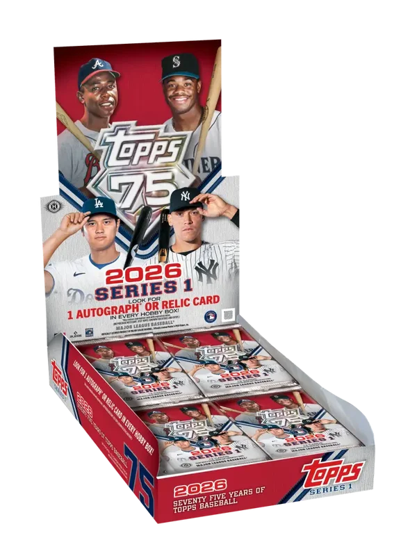 2026 Topps Baseball Series 1 Hobby Box RELEASE DATE FEBRUARY 11th.