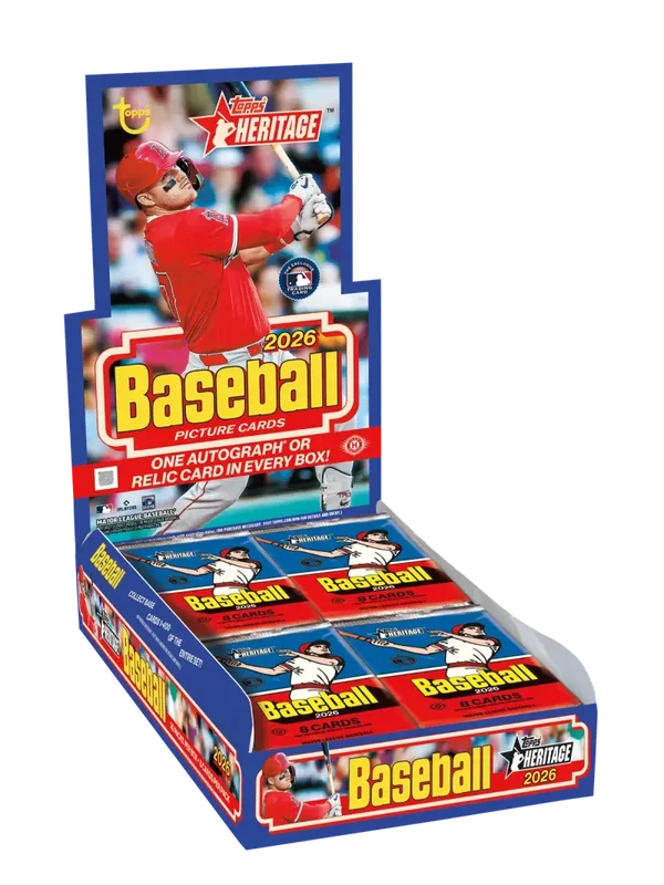 🔥2026 Topps Heritage Baseball Hobby Box🔥