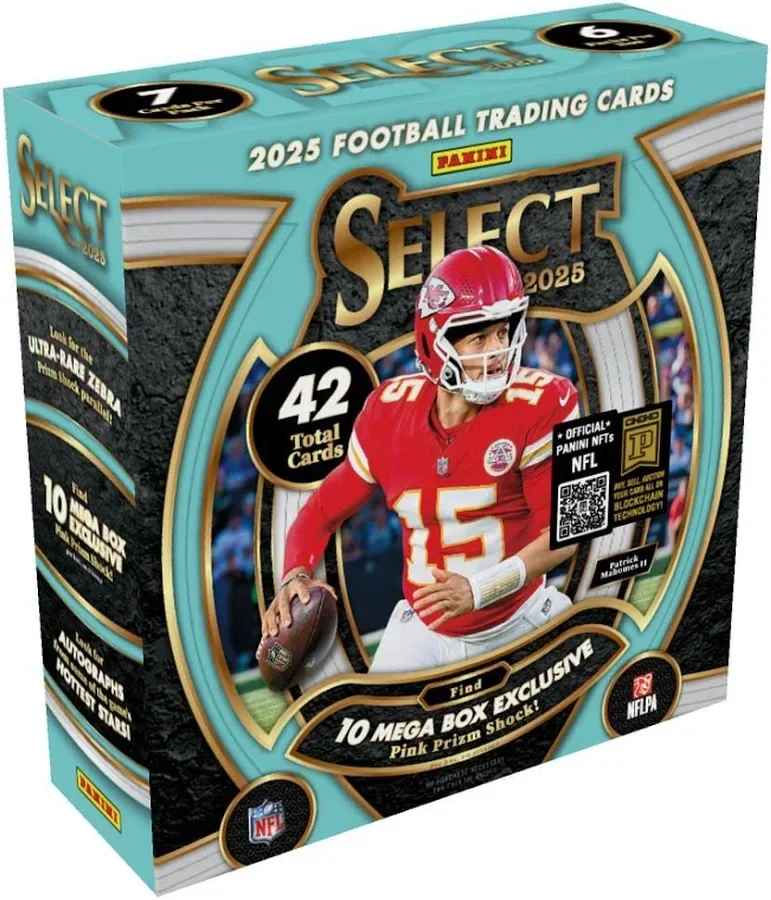 🔥 2025 Panini Select Football Mega Box 🔥 LAST OF THE PANINI FOOTBALL LINE