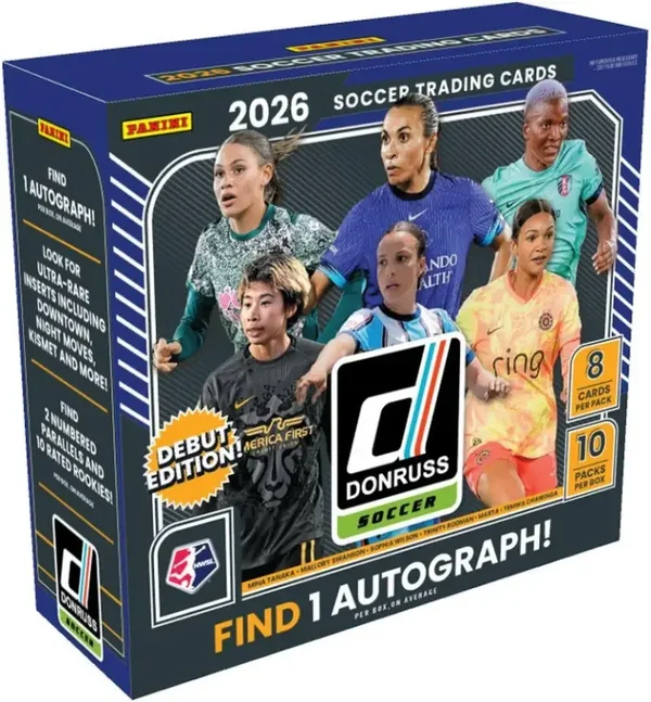 2026 Donruss NWSL Soccer Hobby Preferred Box