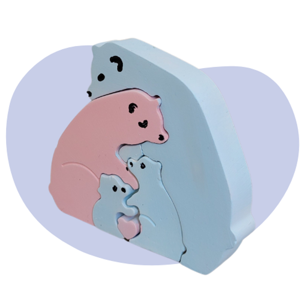 Familie Beeldje - Beer