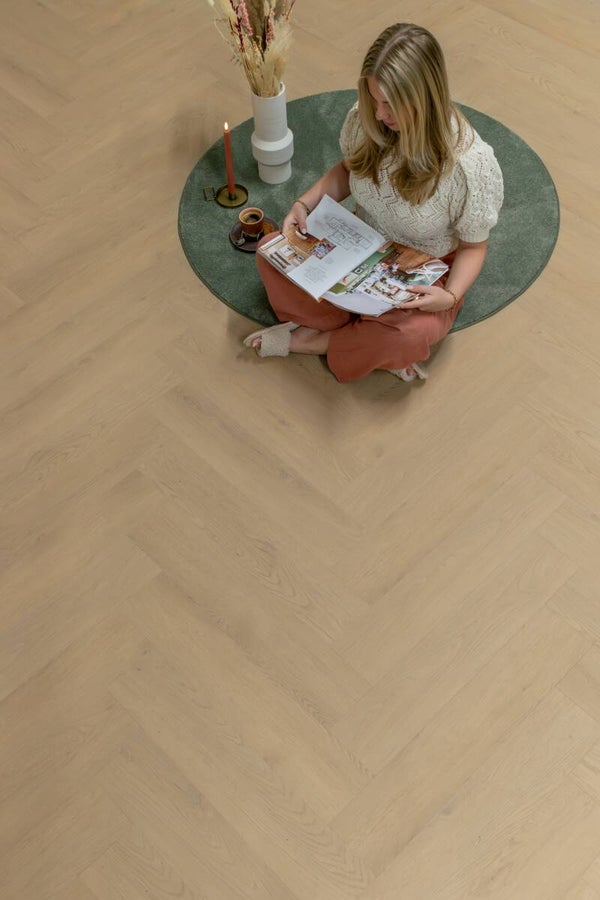 Mystiq Visgraat 1902 (dryback) Natural Light €38,95/m²
