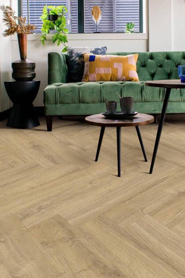 Oakland Visgraat 6204 (dryback) Smoked €38,95/m²