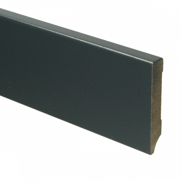 MDF Moderne plint 70x12 voorgelakt RAL 7016