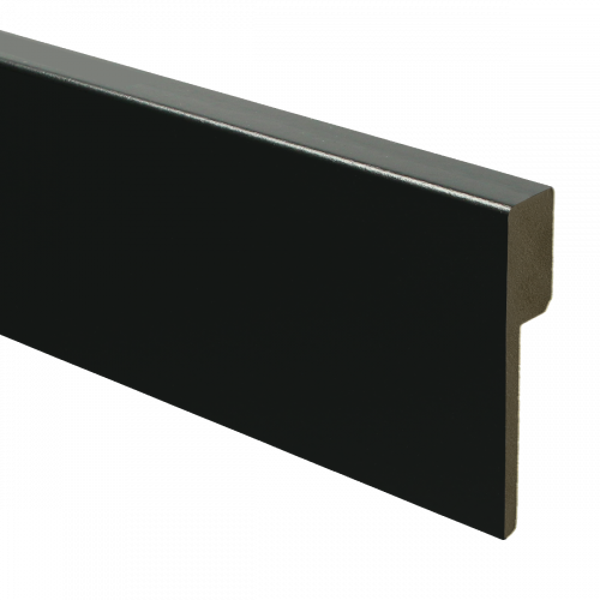 MDF Renovatieplint modern 90x18 voorgel. RAL 9005