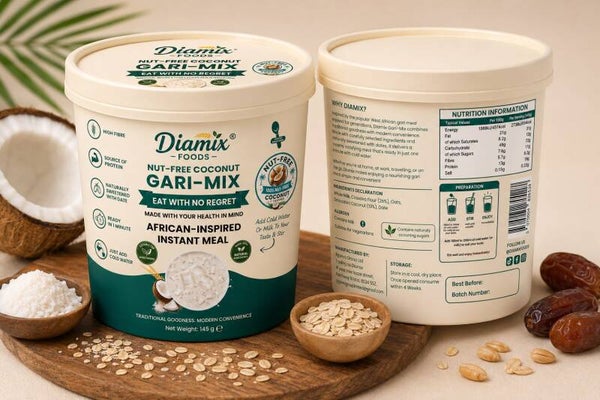Diamix Nut-Free Coconut Gari-Mix