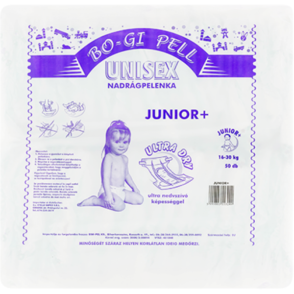 0060 scutece cu scai BO-GI JUNIOR+ _ BO-GI JUNIOR+ tépozáras pelenka