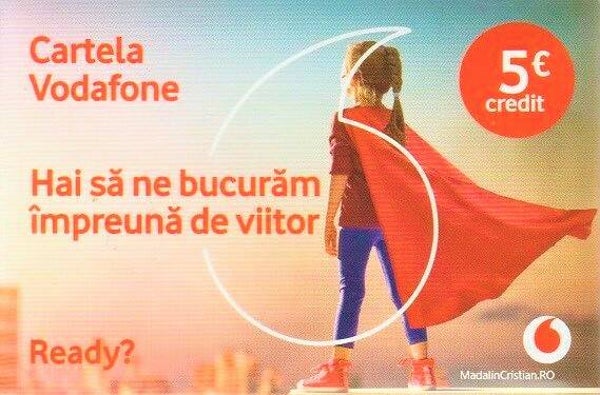 Cartela Vodafone cu 5 euro