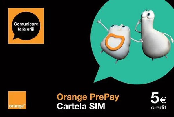 Cartela numar de Orange cu 5 euro