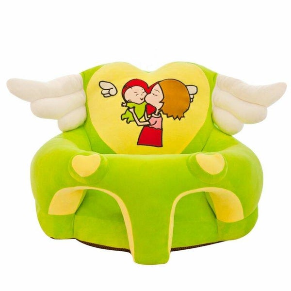 0296 fotoliu bebe Little Angel verde - szárnyas baba fotel Little Angel zöld