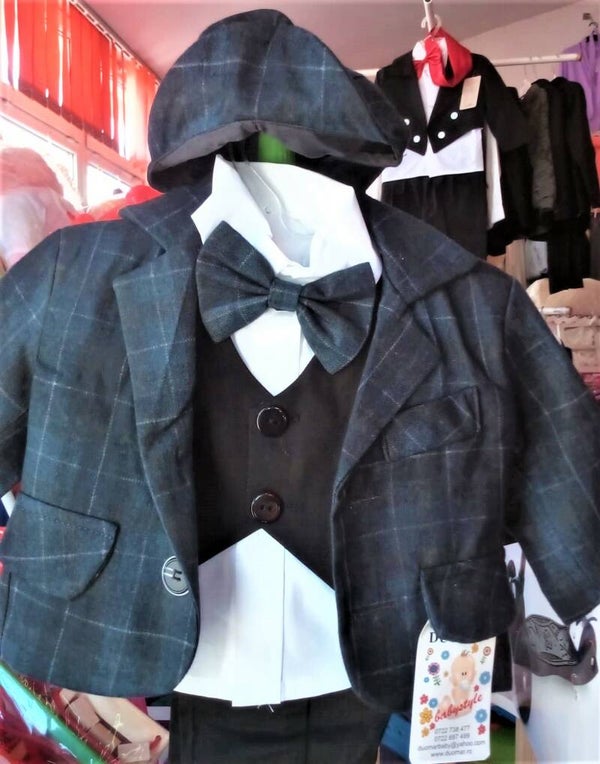0036 costum de gala pentru botez - keresztelo kiskosztum