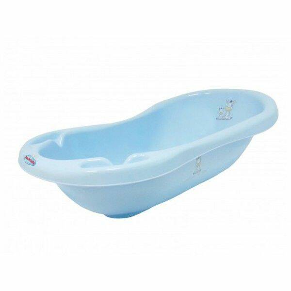 0467 cadita bebe cu termometru MyKids Zebra bleu - tekeno babáknak homerovel MyKids Zebra kék