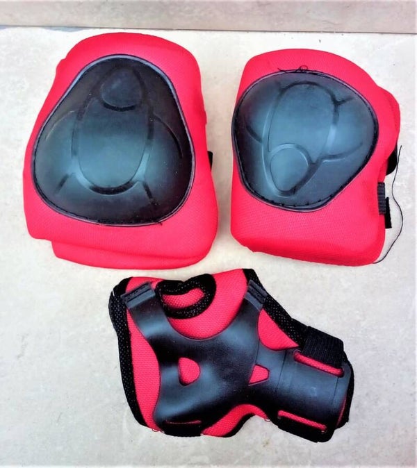 0280 Youyi set de protectie copii rosu - Youyi gyermek konyokvédo szett piros