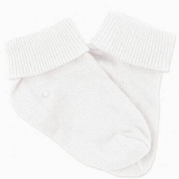 0031 sosetute Lycra bebelusi alb - Lycra fehér bébizoknik