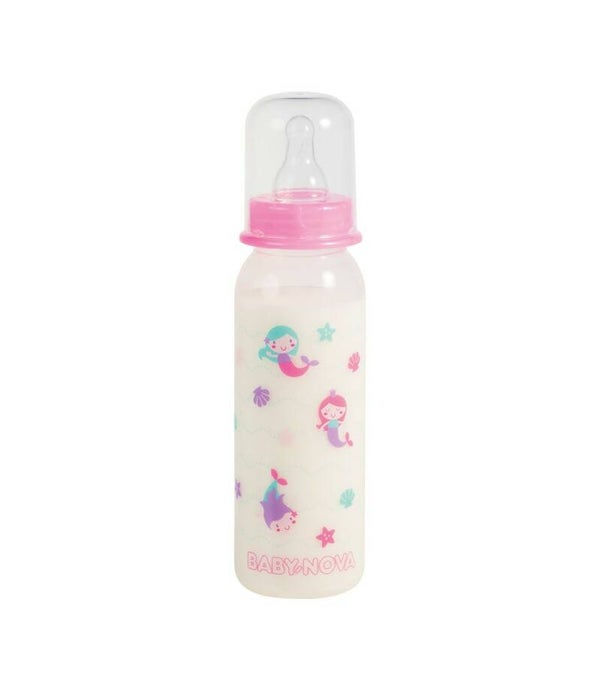 0101 BabyNova biberon 250ml roz - BabyNova cumisuvegek 250ml rózsaszín