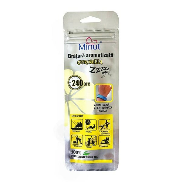 0363 bratara aromatizata impotriva tantarii Minut Citronella - Minut Citronella illatosított szúnyogriasztó karköto