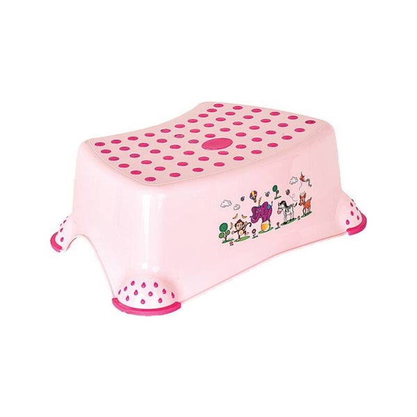 0369 taburet inaltator copii roz-pink _ gyermek fürdoszobai emeloszék rózsaszín-ciklámen