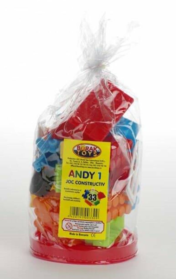 0319 joc constructiv Andy 1, 33  piese - építo játék Andy 1, 33 darabos