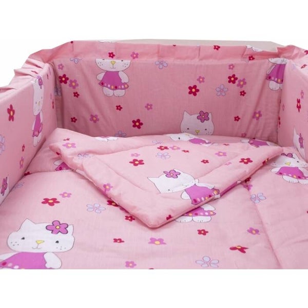 0314 lenjerie Mykids Kitty 5 piese - Mykids Kitty ágynemu 5részes