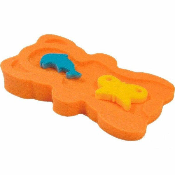 0477 suport anatomic burete pentru baie bebe Maxi portocaliu - csúszásgátló furoszto szivacs Maxi narancssárga