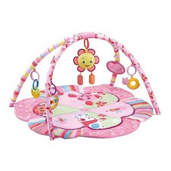 0591 covoras de joaca bebe Cangaroo pinc - Baba játszószonyeg, Cangaroo, Flower Park, pink