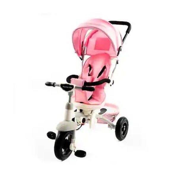 0458 tricicleta cu scaun rotativ Mamma Mia roz - Mamma Mia tricikli forgószékkel rózsaszín