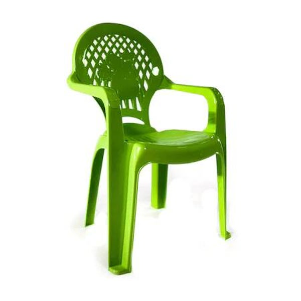 0539 scaunel copii Sterkplast verde - gyermek muanyagszék Sterkplast zold