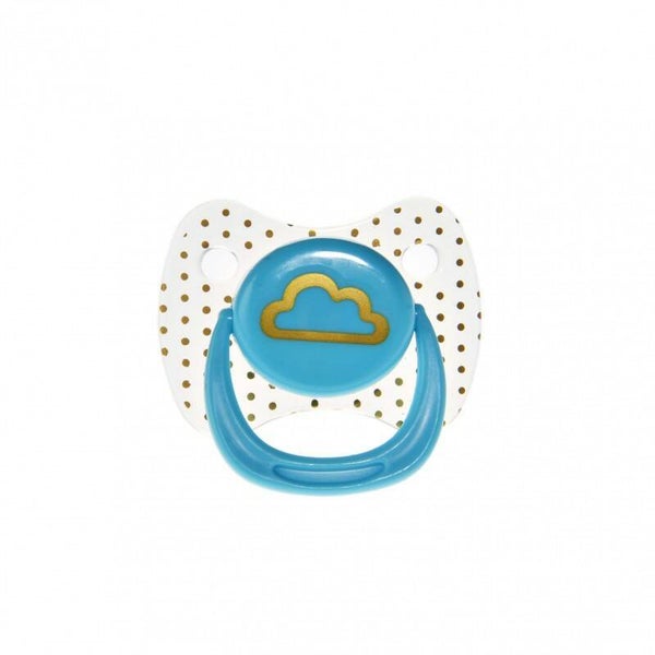 0092 suzeta silicon ortodontica MINUTBaby 0-6 luni bleu _ szilikon MINUTBaby fogszabályzós cumika 0-6 hónap kék