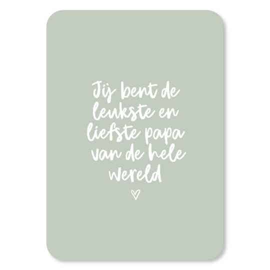 Kaart De leukste en liefste papa