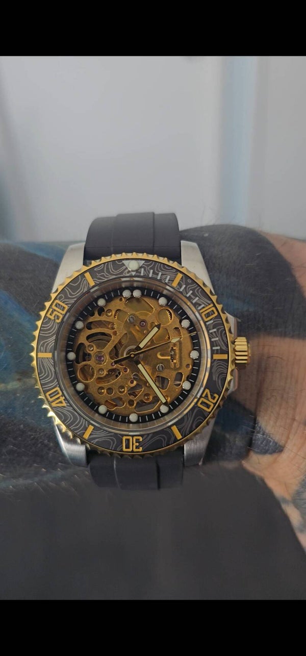 Custom Skeleton Submariner Honage nh71a