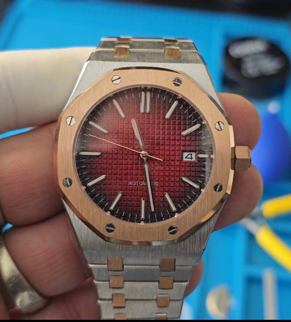 Custom Rose 2 tone Royal Oak nh35a