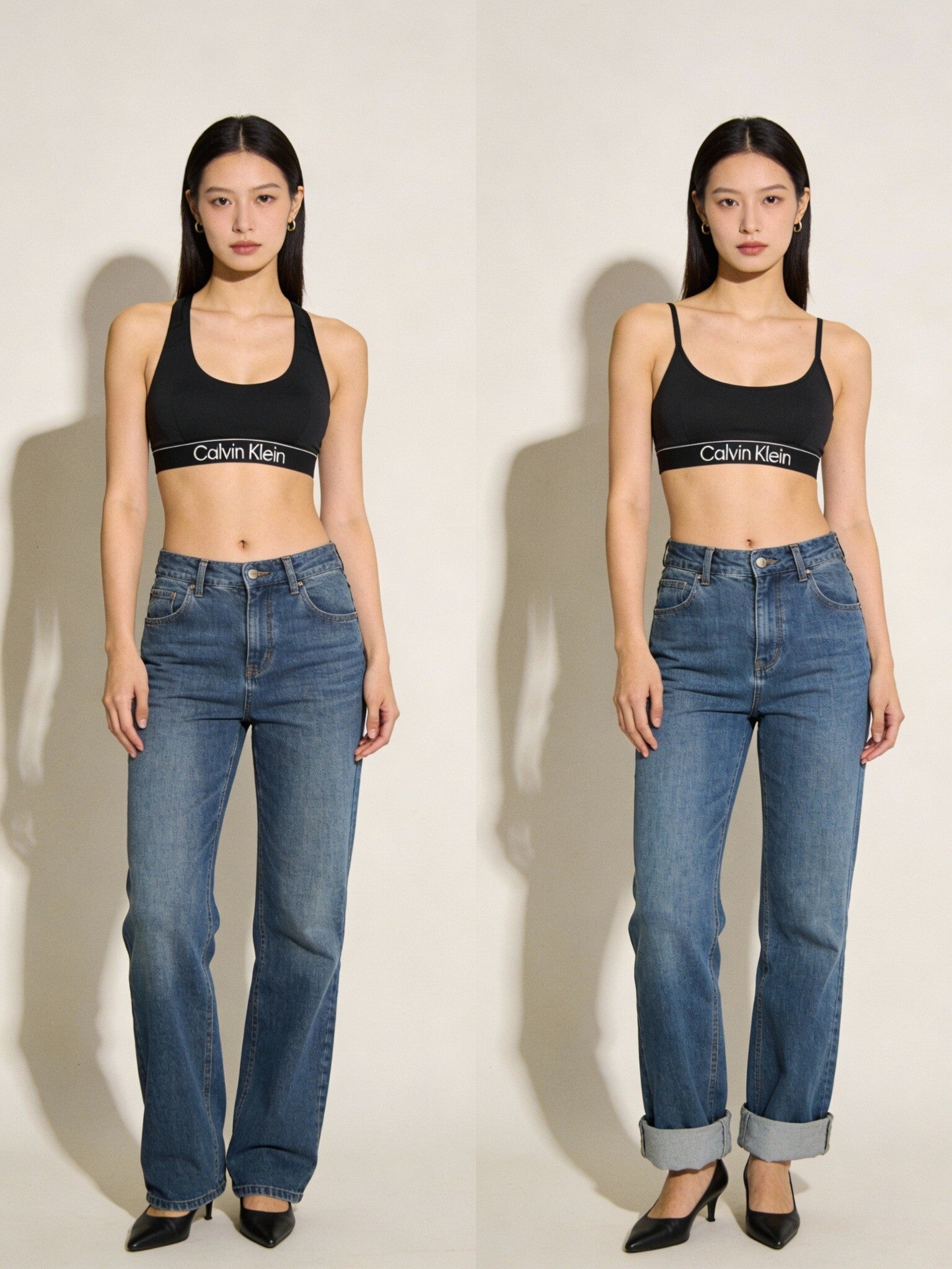 A timeless essential, this Calvin Klein black sports bra delivers the perfect blend of comfort, support, and minimalist style. Designed with a sleek silhouette and signature logo elastic band, it’s ideal for everyday wear, lounging, or light workouts.  Th