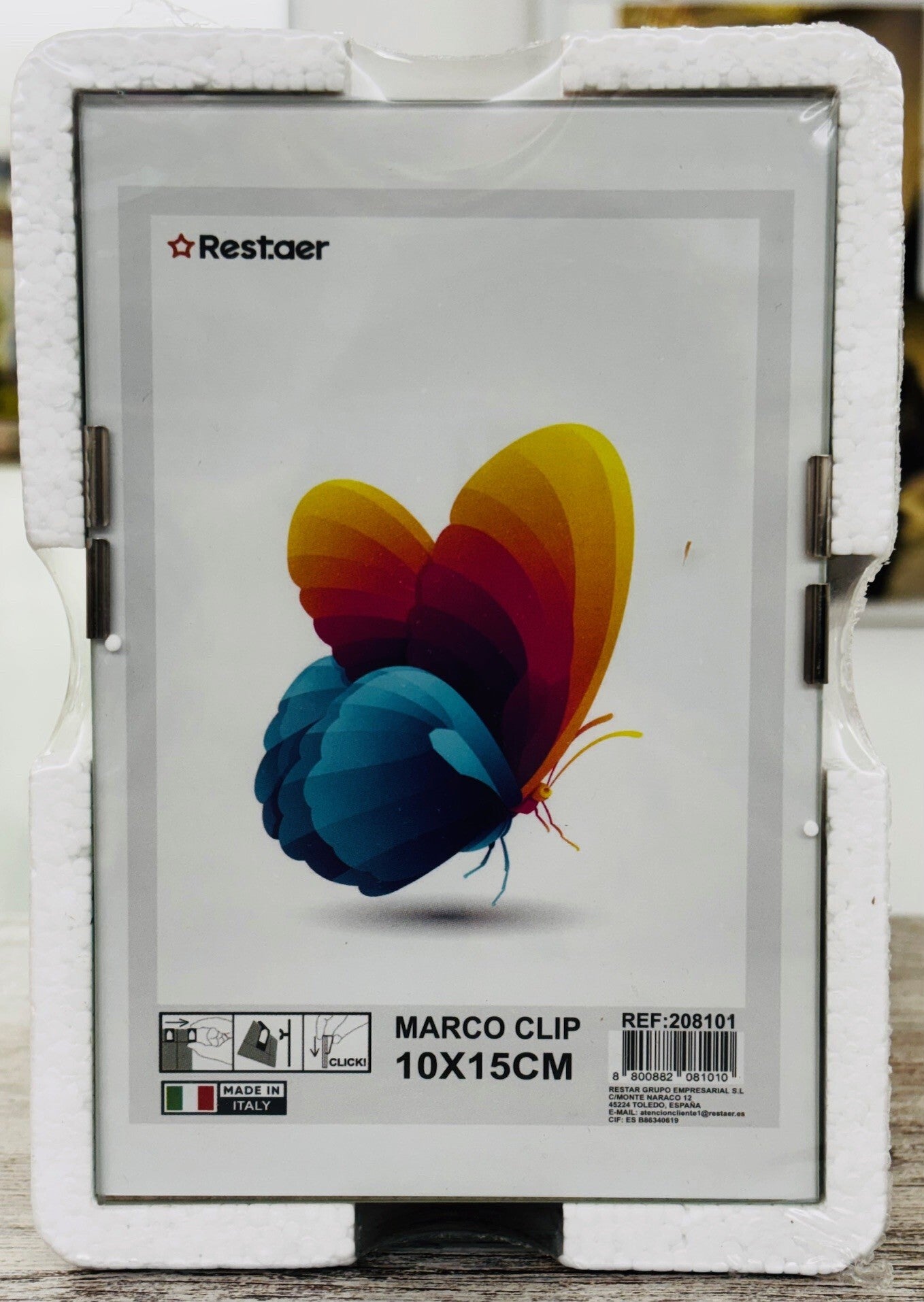 Marco cristal.