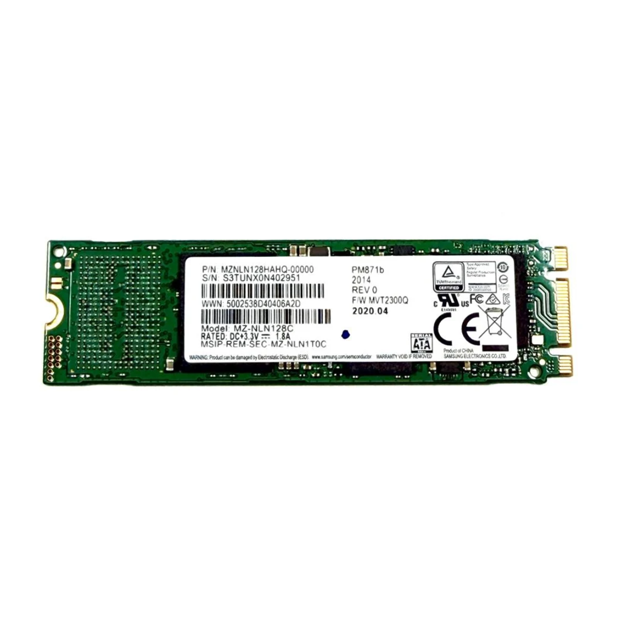128GB M2 SATA 2280 SSD (div. merken)