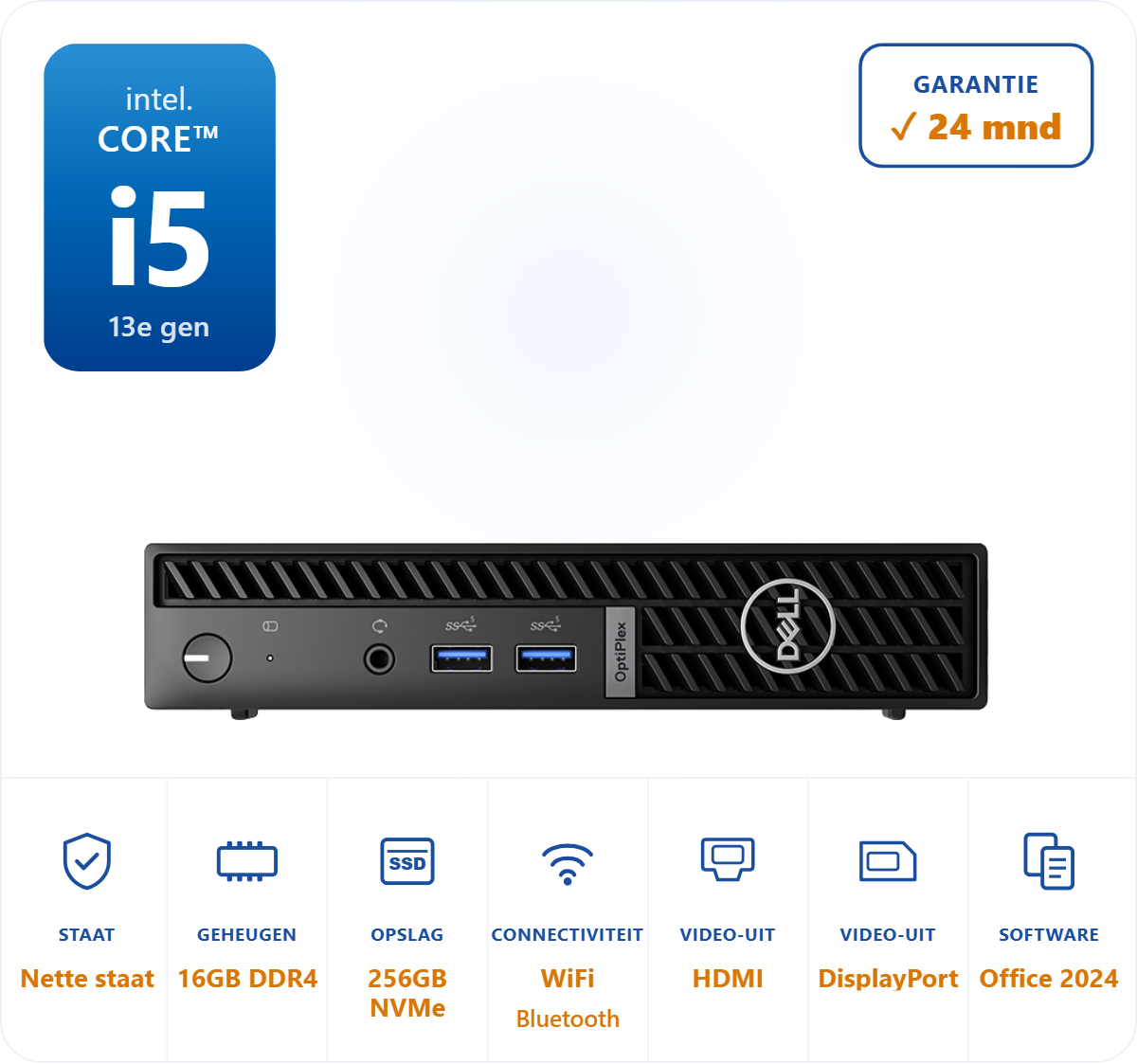 Dell Optiplex 7010 i5-13500T 4.6GHz 16GB DDR4 256GB SSD