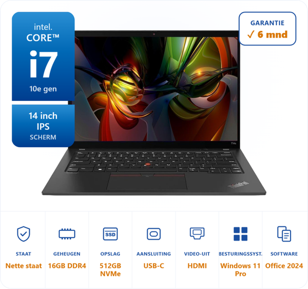 13,3 inch Dell 7390 i7-8350U 3.6GHz 16GB DDR4 256GB SSD Touchscreen