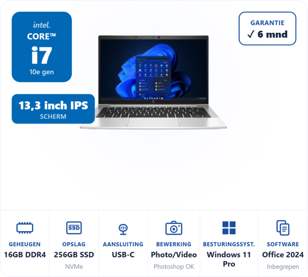 test 4  HP Probook 450 G7 i5-10210U 4.2GHz 16GB DDR4 256GB SSD
