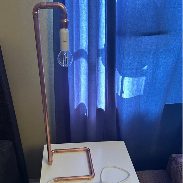 Lampa 15mm kopparrör