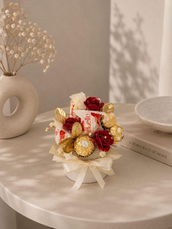 Box ze słodkościami - Ferrero Rocher & Raffaello