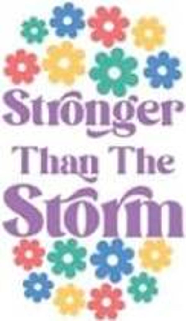 Religious Motel Keychain/Tags (Stronger than the storm)