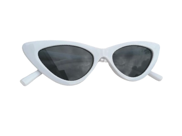 White Cat Eye Sunglass