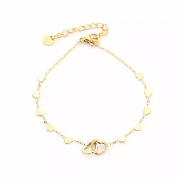 Valentijn armbandje goud