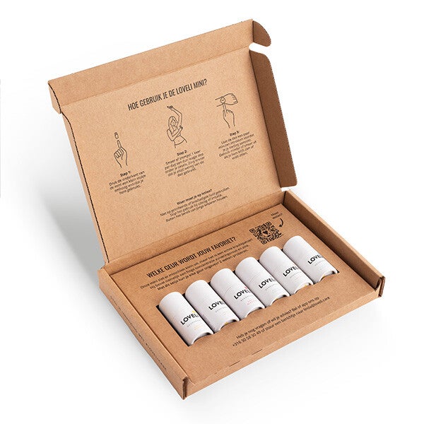 Set met deodorant mini´s van Loveli