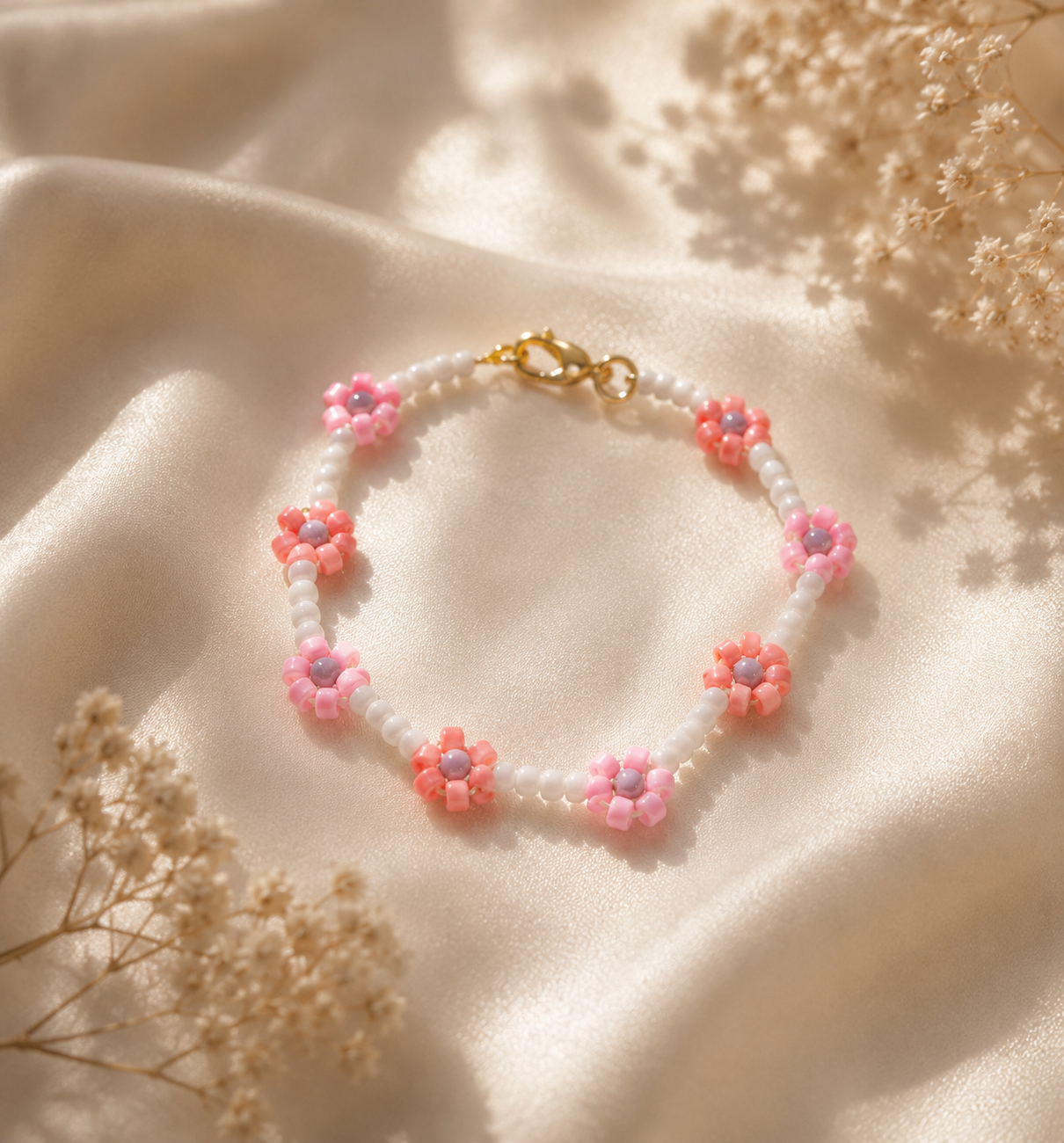 Blumen Armband