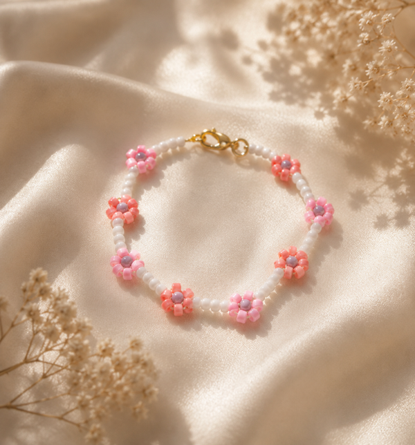 Blumen Armband